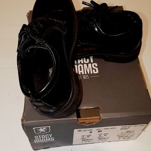 Stacy Adams Glossy Black Oxfords